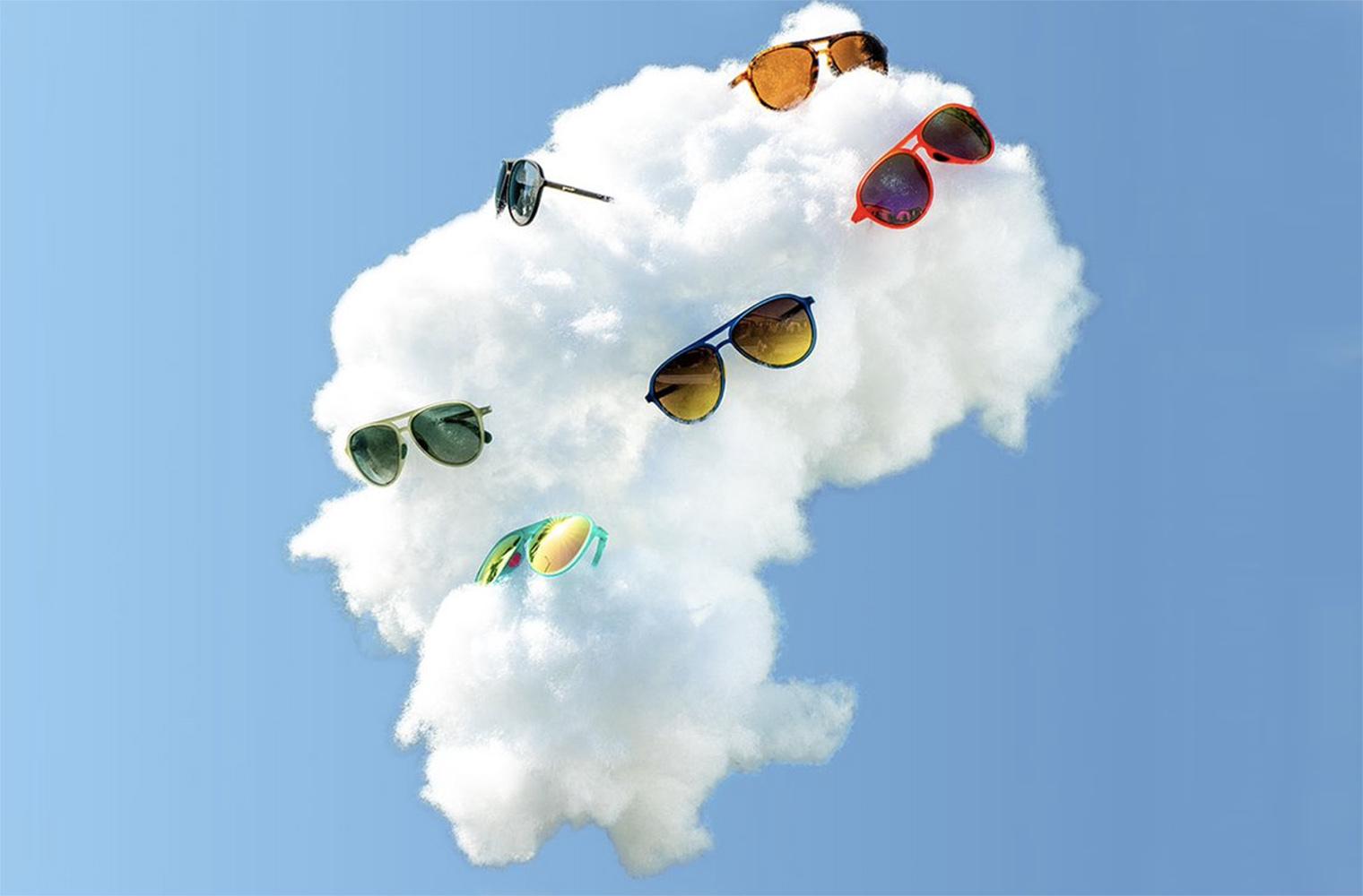 Sunglasses on a cloud representing the article Our Favorite Shopify Plus Sites of 2020